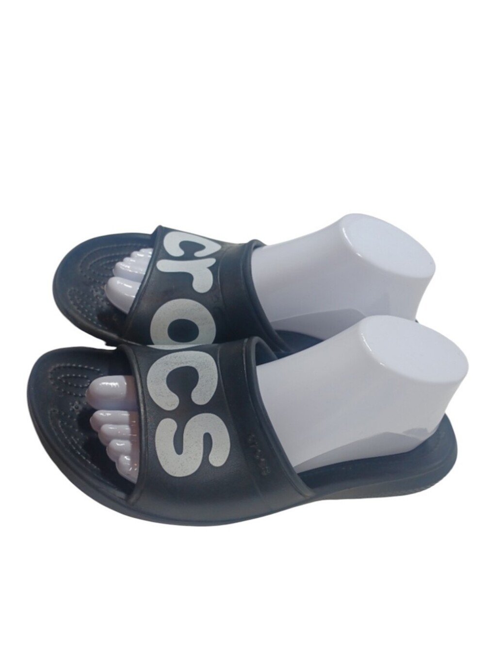 CROCS Slides Slip On Flip Flop Sandals Iconic Comfort Men's Size 9 Shoes